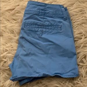 blue dress shorts
